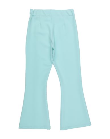 Girl Kid Girl Pants Turquoise Size 12 Polyester, Elastane