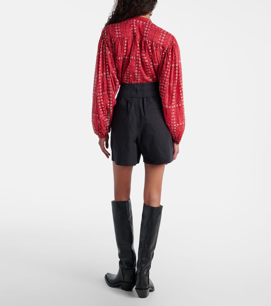 Danica cotton-blend Bermuda shorts