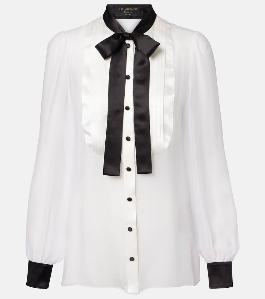 Sheer silk shirt