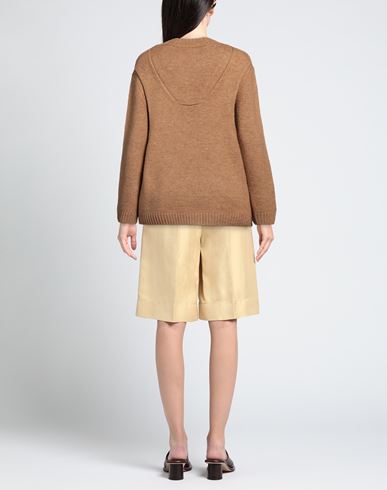 Mar De Margaritas Woman Sweater Camel Size S Acrylic, Polyamide, Polyester, Viscose, Wool