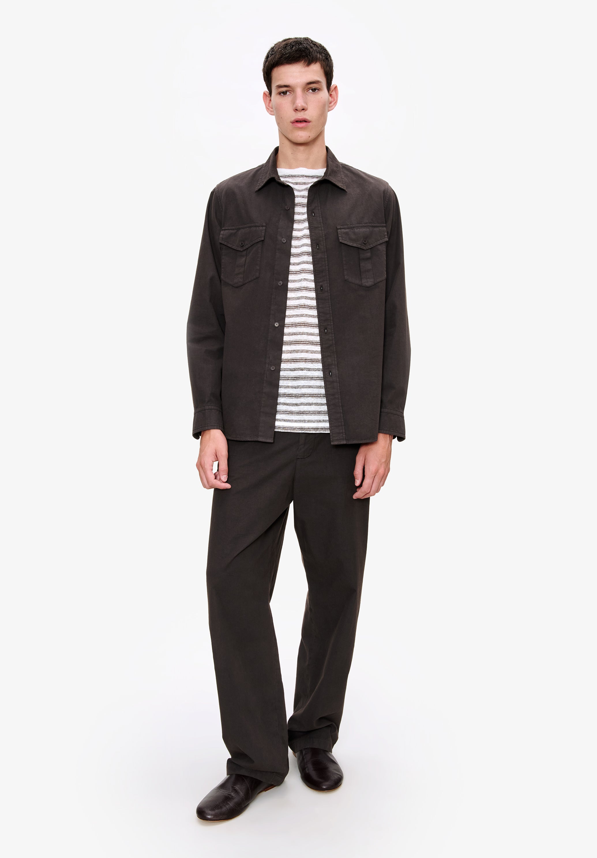 A. P.C. Men's Dan chinos Size: 44 in Dark chestnut brown