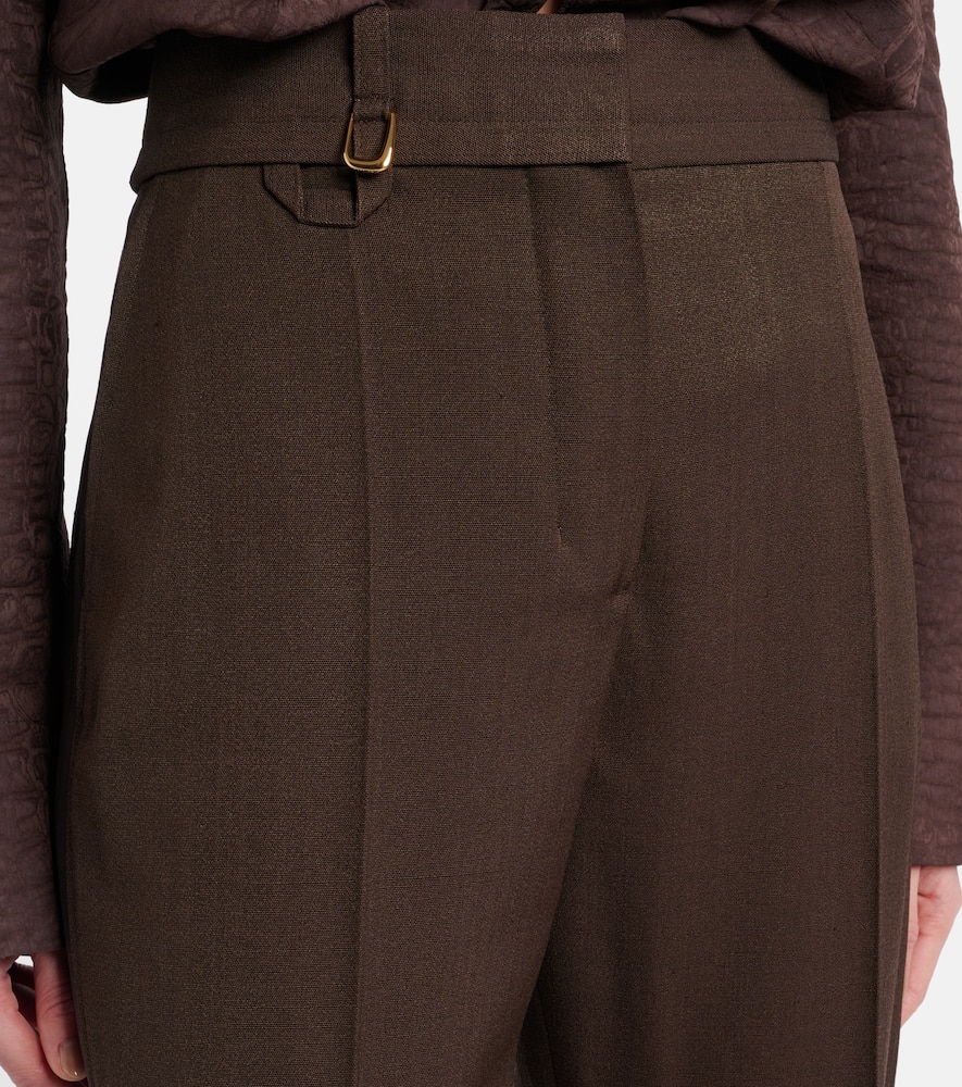 Tibau high-rise straight pants