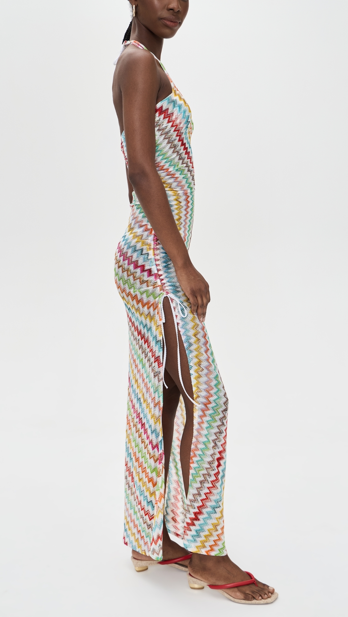 Long Cover Up MULTICOLOR w/WHITE BASE