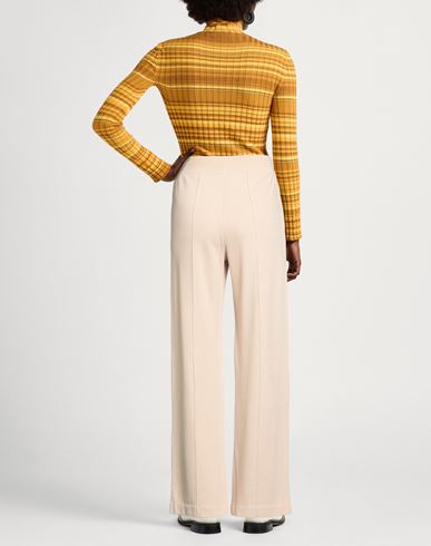 Woman Pants Beige Size M Cotton, Viscose