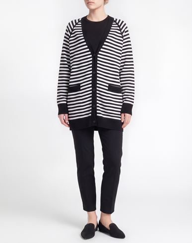 Woman Cardigan Black Size M Viscose, Polyester