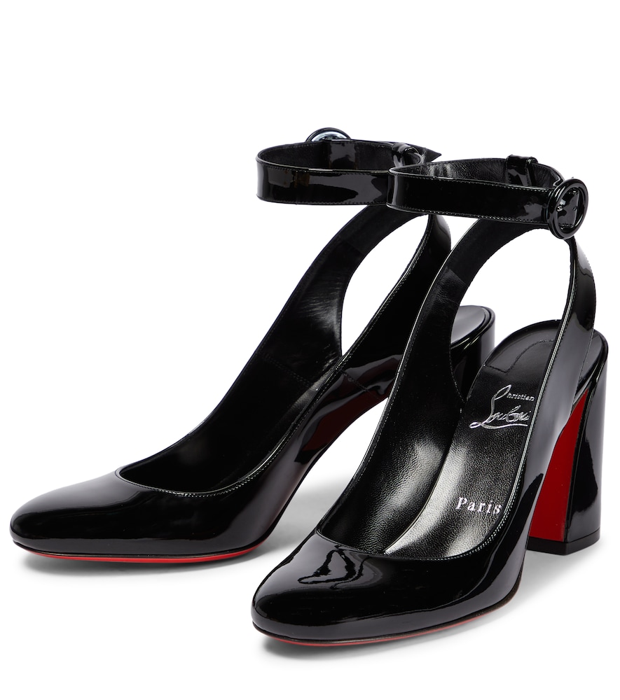 Miss Sab slingback leather pumps