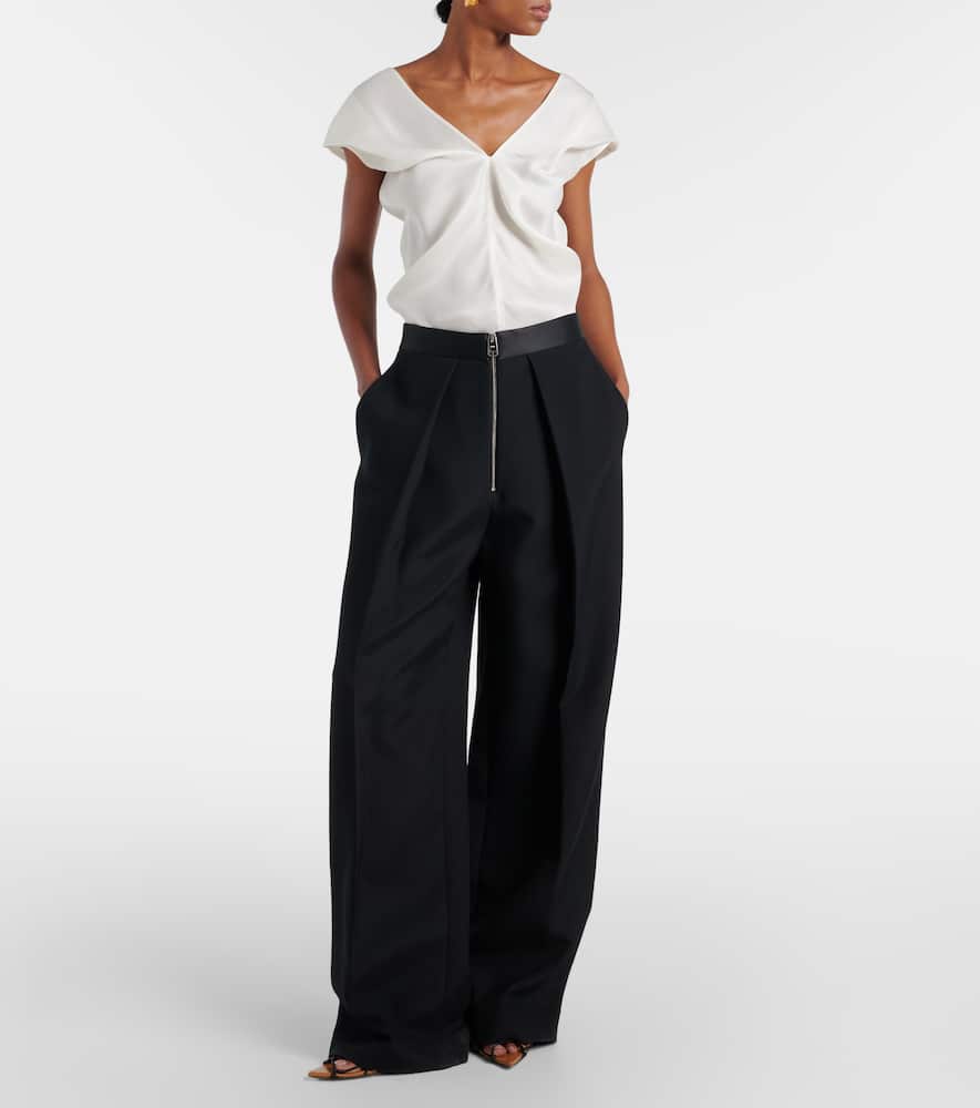 Ami silk top