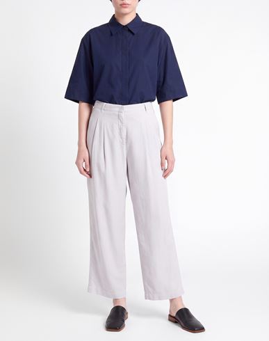 Woman Pants Light grey Size 4 Lyocell