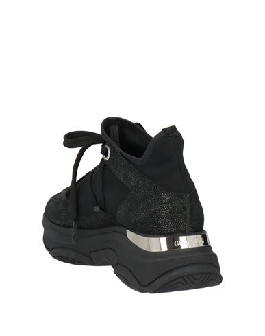 Woman Sneakers Black Size 6 Textile fibers, Leather