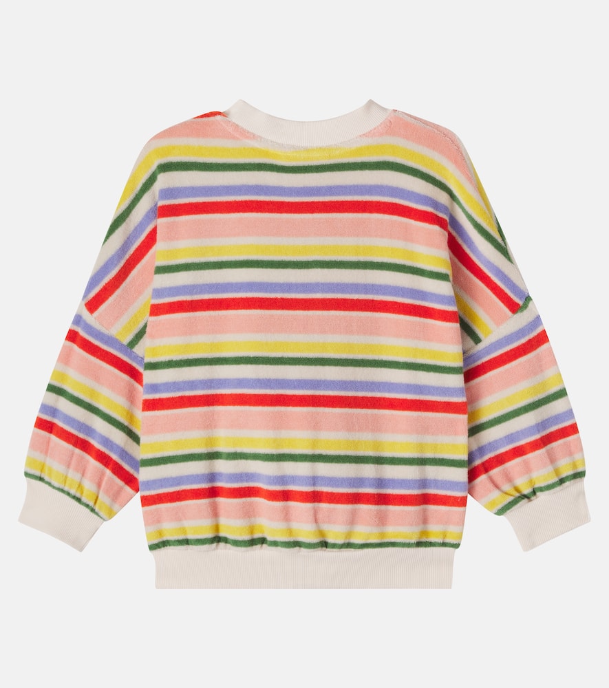 Marika striped cotton-blend sweatshirt