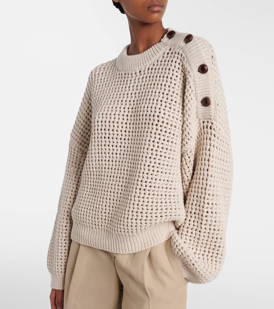 Cotton-blend sweater