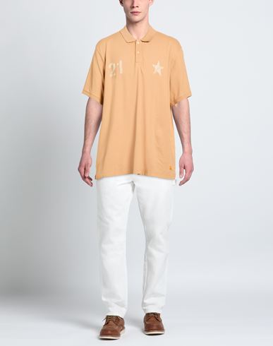 Man Polo shirt Sand Size 3XL Cotton