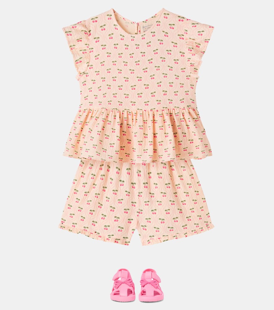 Konges Sløjd Coco printed cotton shorts