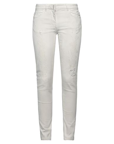 Woman Denim pants Cream