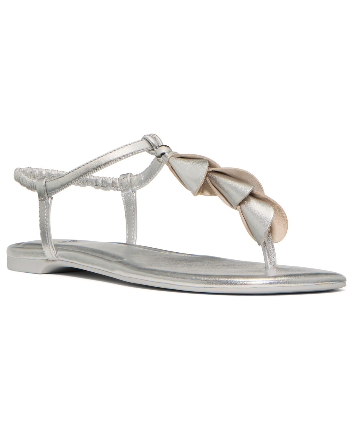 Women's Lily Thong Flat Sandals - Silver