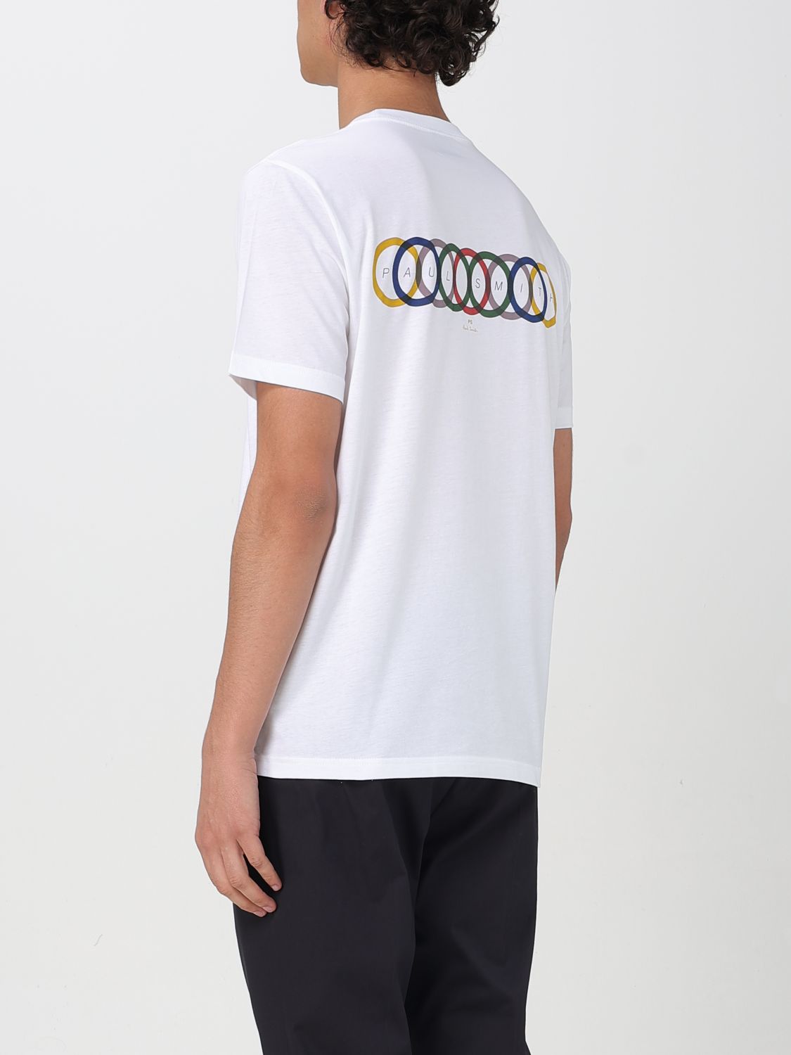 Circle-print T-shirt - White