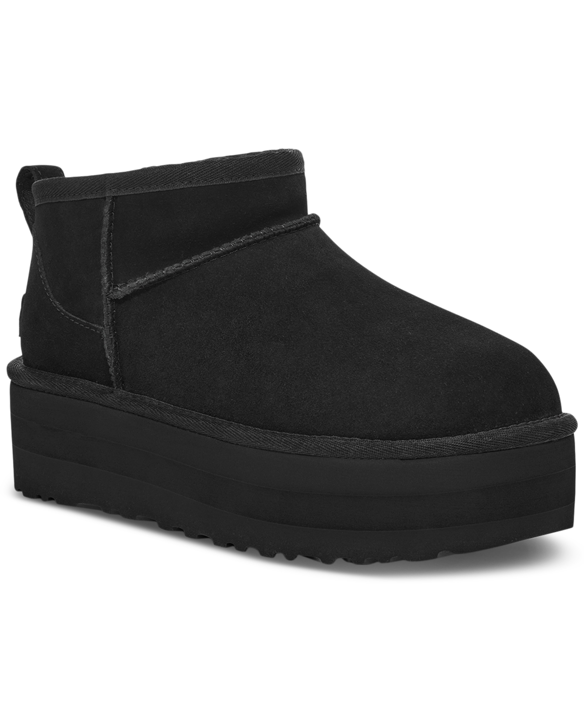 Women's Classic Ultra Mini Platform Booties - Black