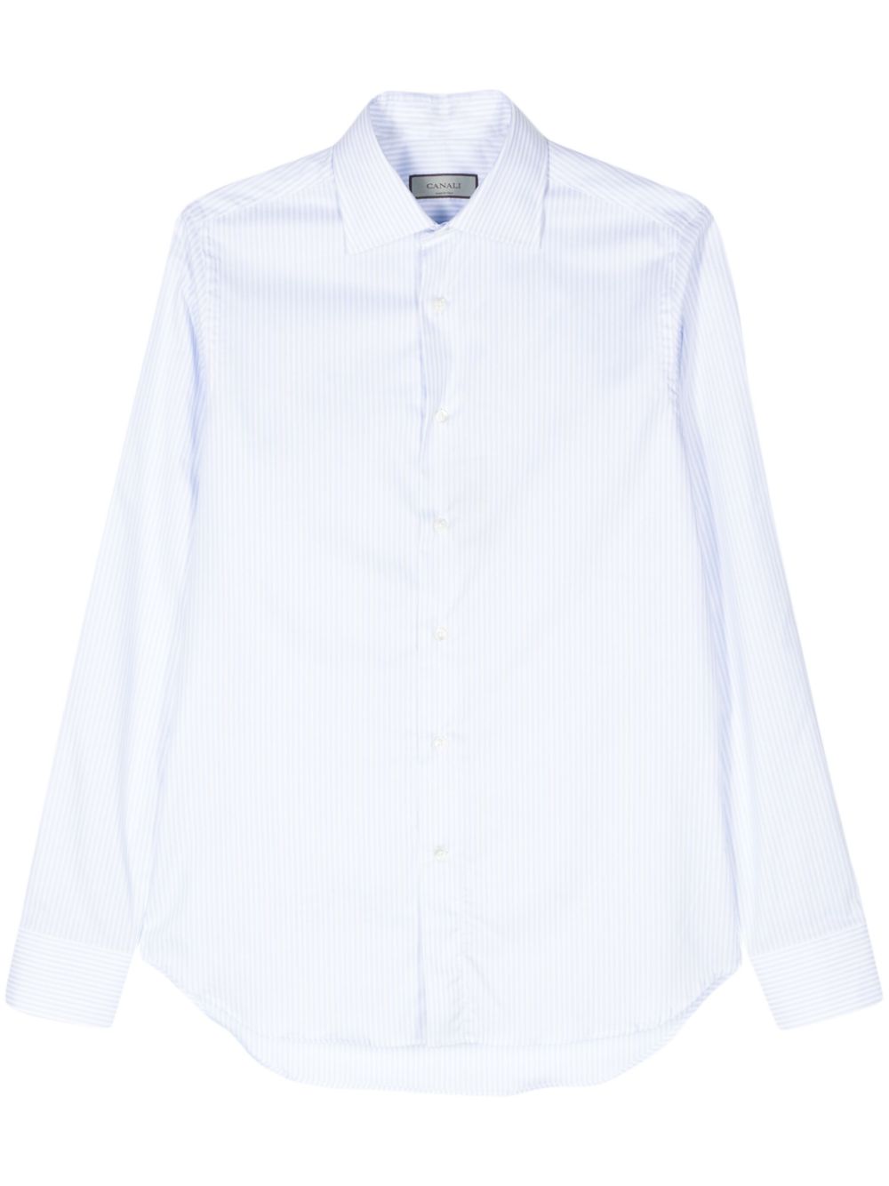 Striped cotton shirt - Blue