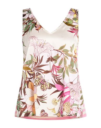 Woman Top Light pink Size 6 Silk, Elastane, Cotton