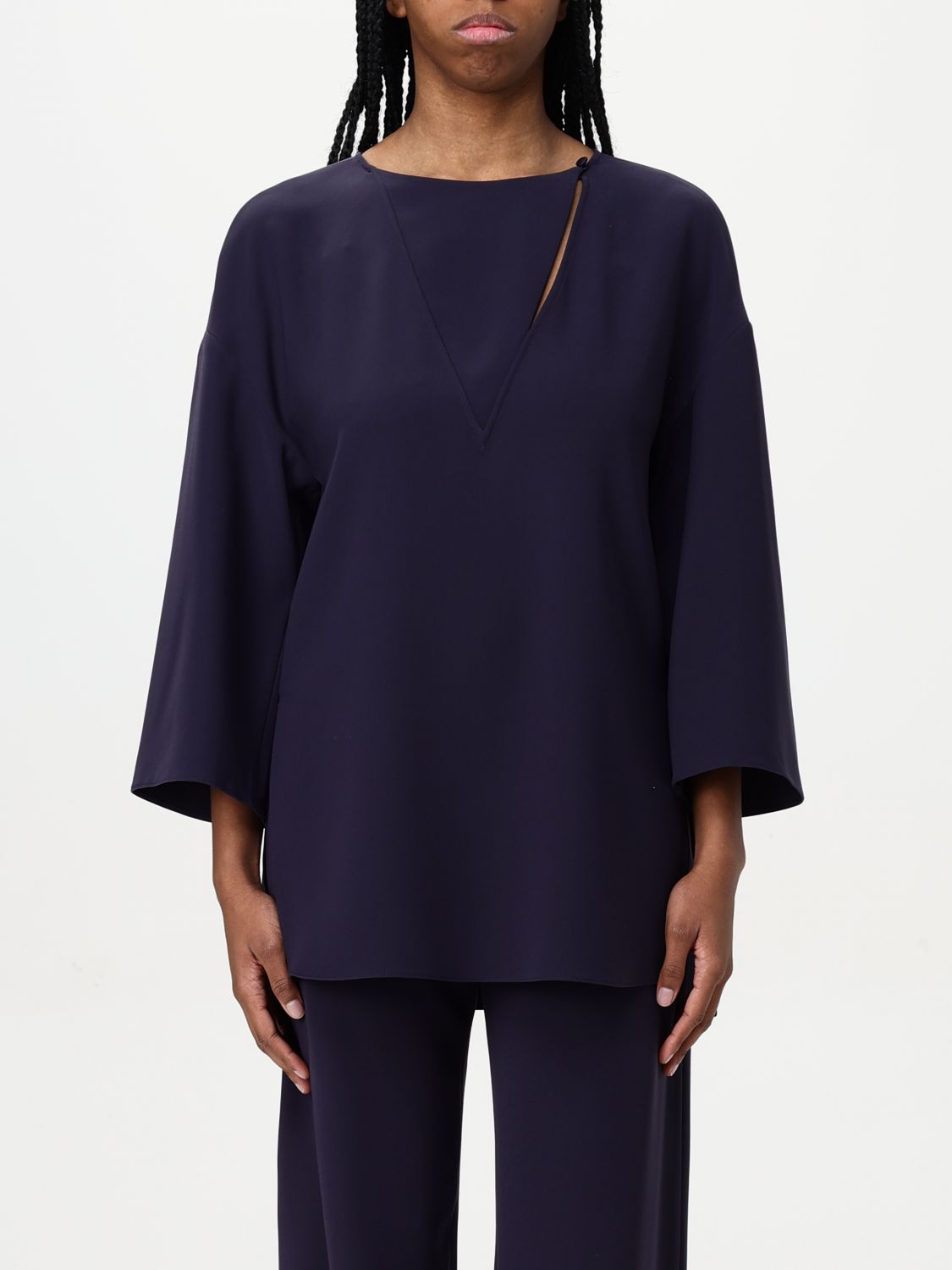 Top Woman color Grey