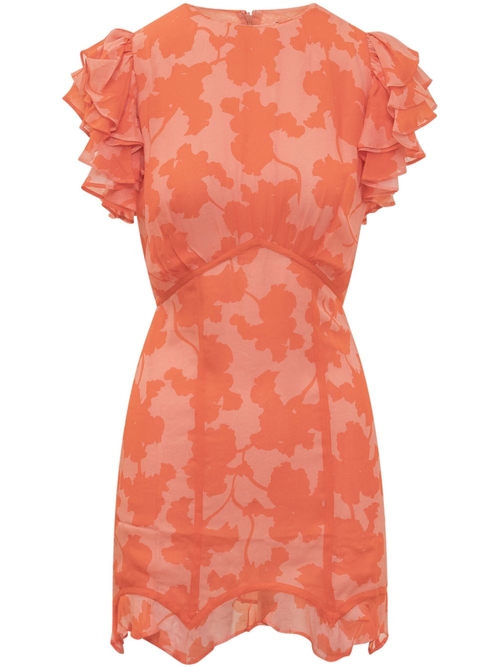 Floral-print dress - Pink