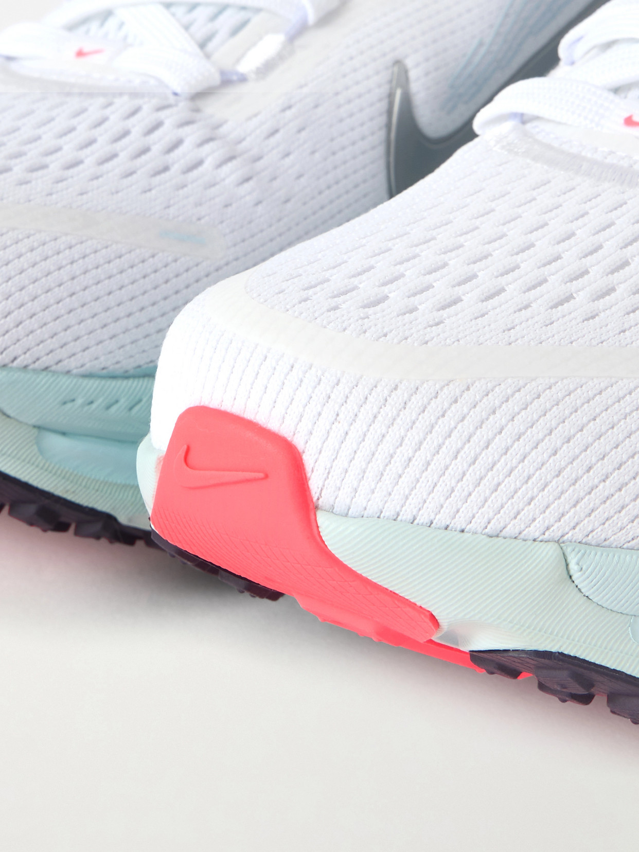 Vomero 18 Felt And Rubber-trimmed Mesh Sneakers - White