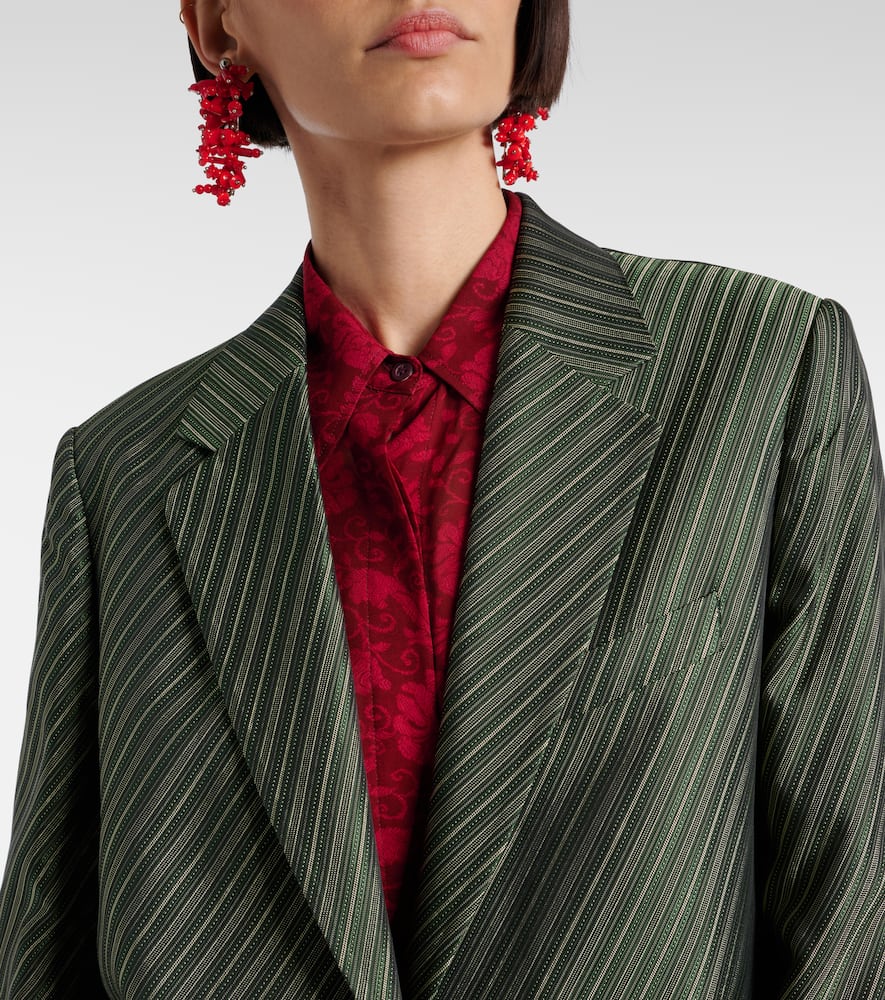 Striped blazer
