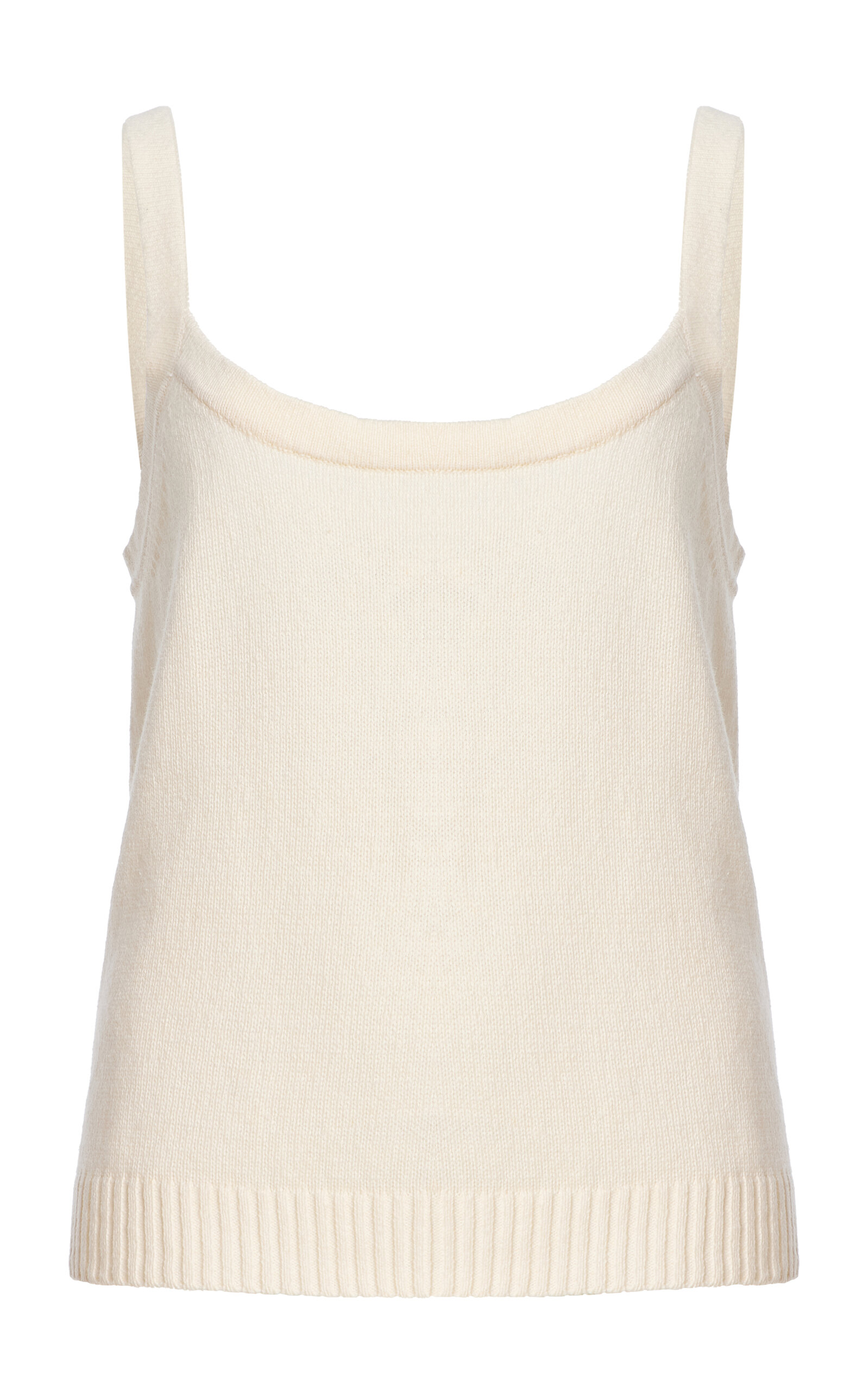July Linen-Cotton Knit Tank Top - Moda Operandi