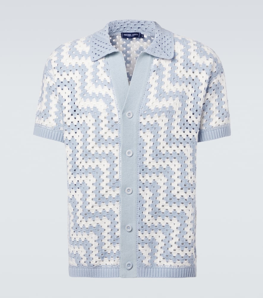 Pinto crochet cotton cardigan