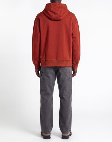 Man Sweatshirt Rust Size M Cotton, Wool, Nylon