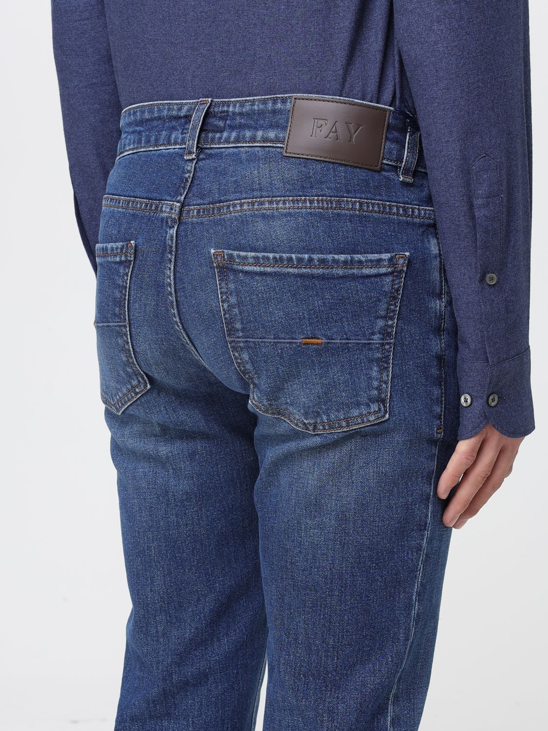 Jeans Men color Blue