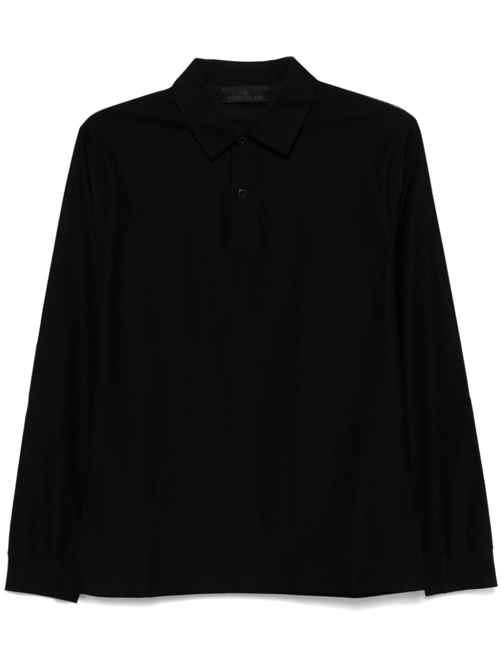 Cotton jersey polo shirt - Black
