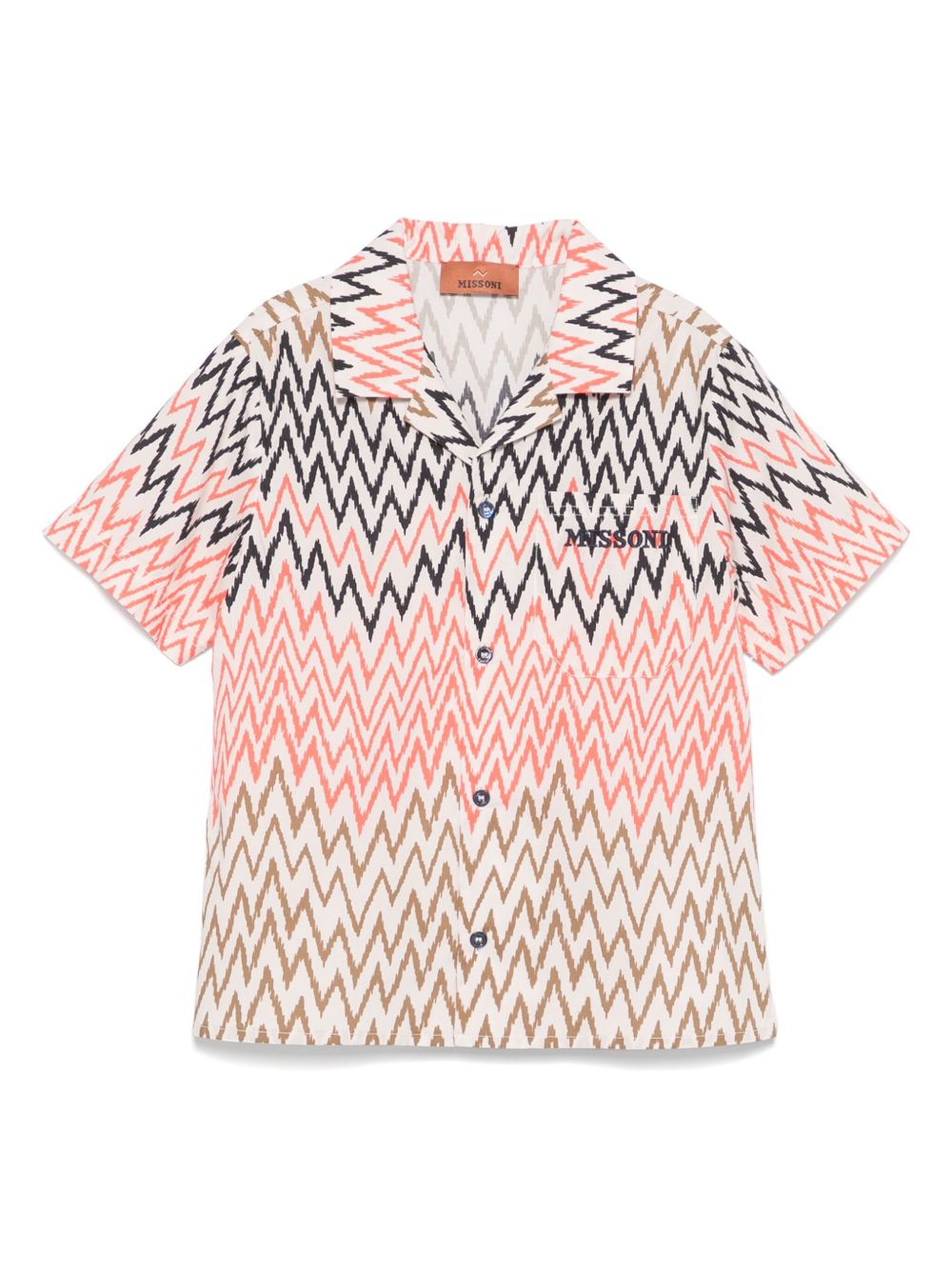 Logo-embroidered shirt - Pink