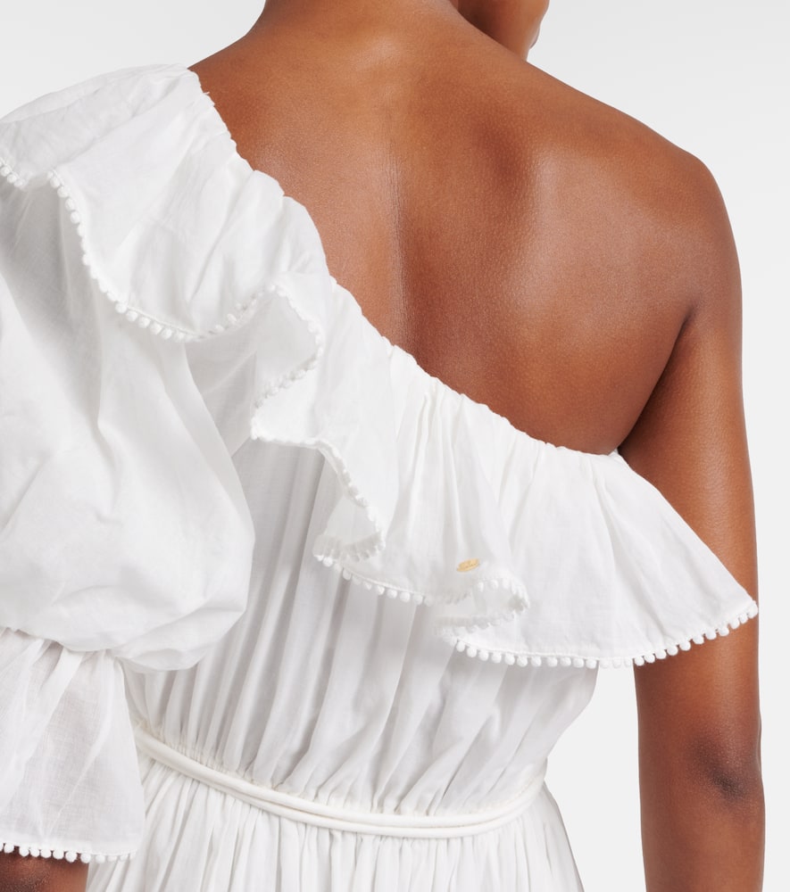 Jay ruffled cotton muslin maxi dress