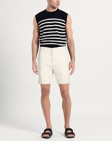 Man Shorts & Bermuda Shorts Sand Size 28 Linen