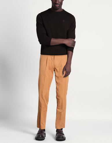 Man Pants Rust Size 32 Cotton, Polyamide
