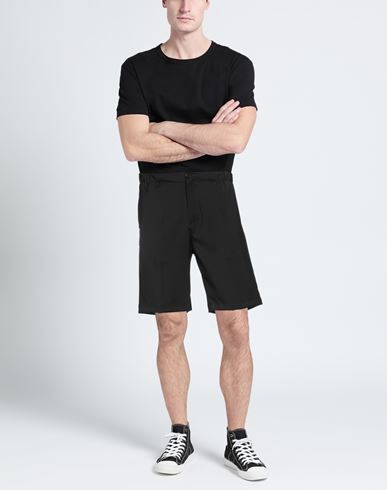 Man Shorts & Bermuda Shorts Black