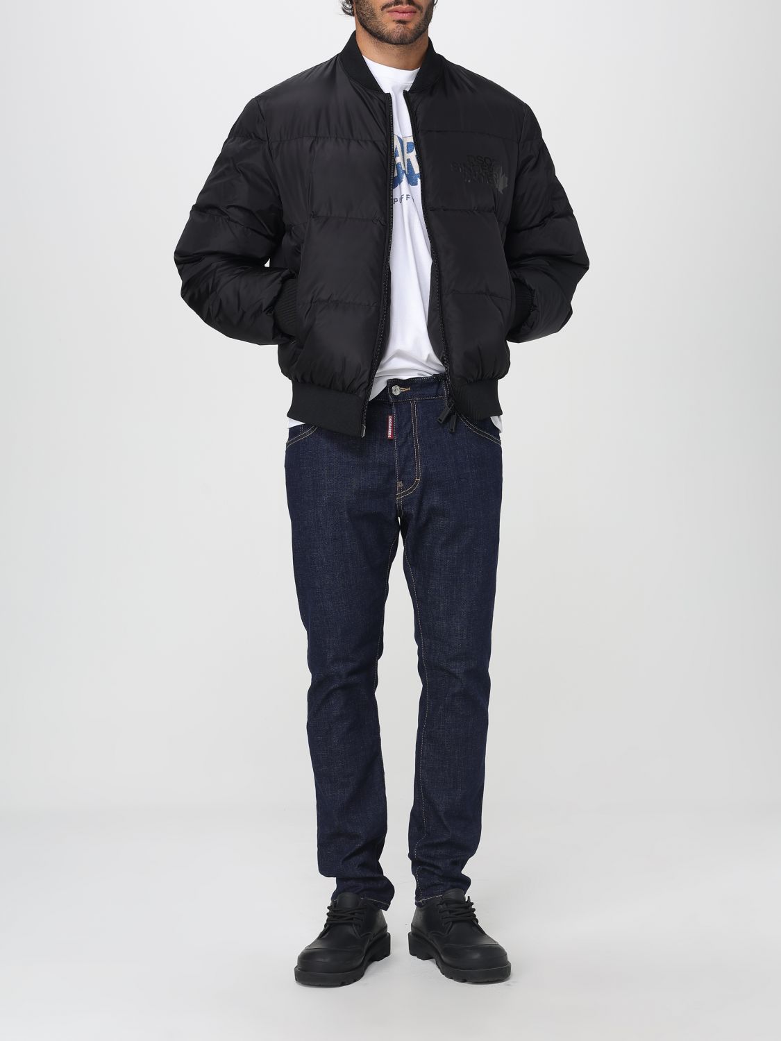 DSQUARED2 logo~tag jeans - Blue