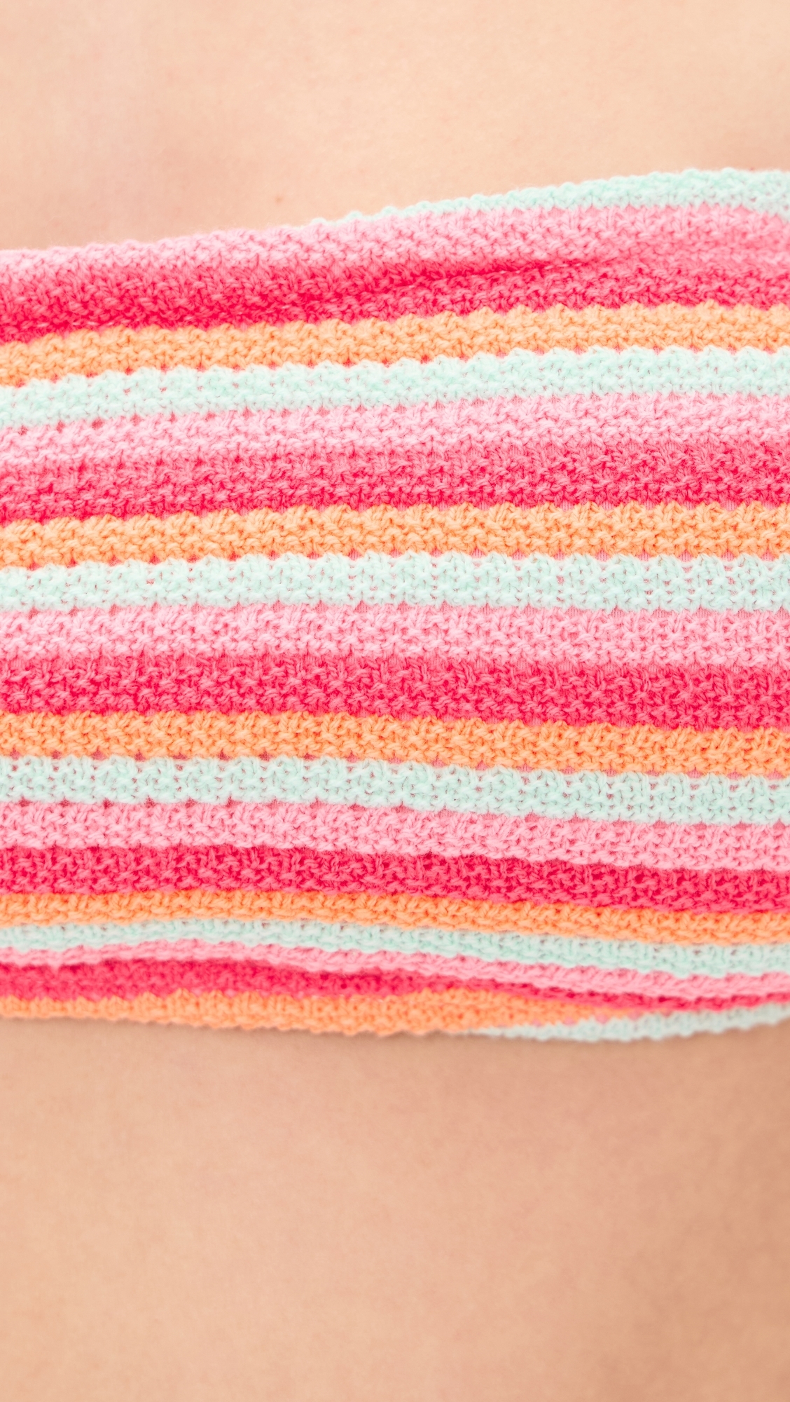 Kelsey Bikini Top Guava Jelly Crochet