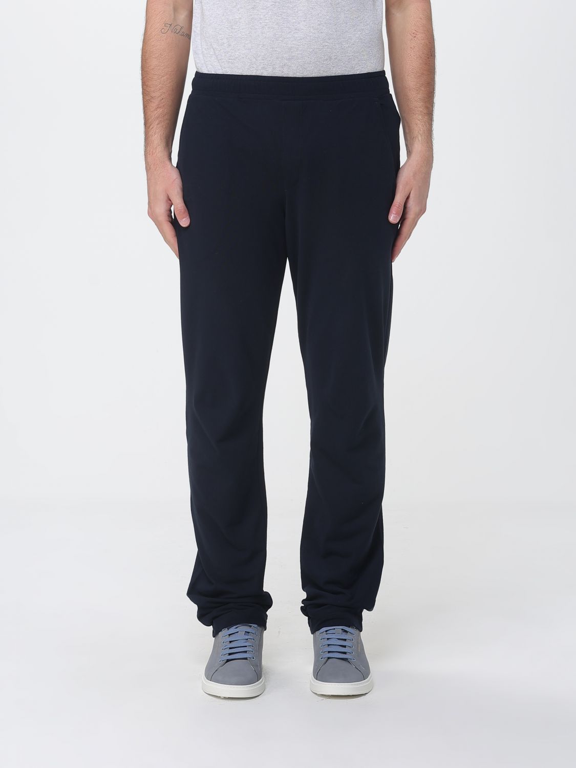 Pants Men color Blue
