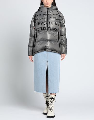 Woman Puffer Grey Size S Polyester