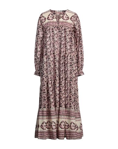 Woman Maxi dress Beige Size 2 Cotton, Polyester