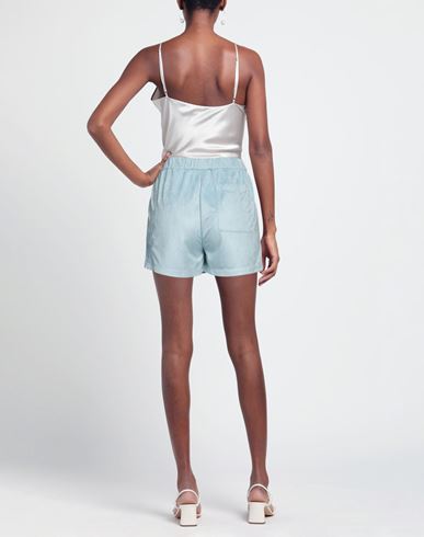 Woman Shorts & Bermuda Shorts Sky blue Size 4 Polyester