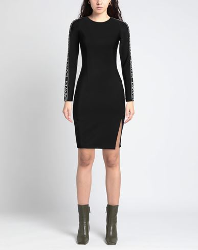 Woman Mini dress Black Size 8 Polyamide, Elastane