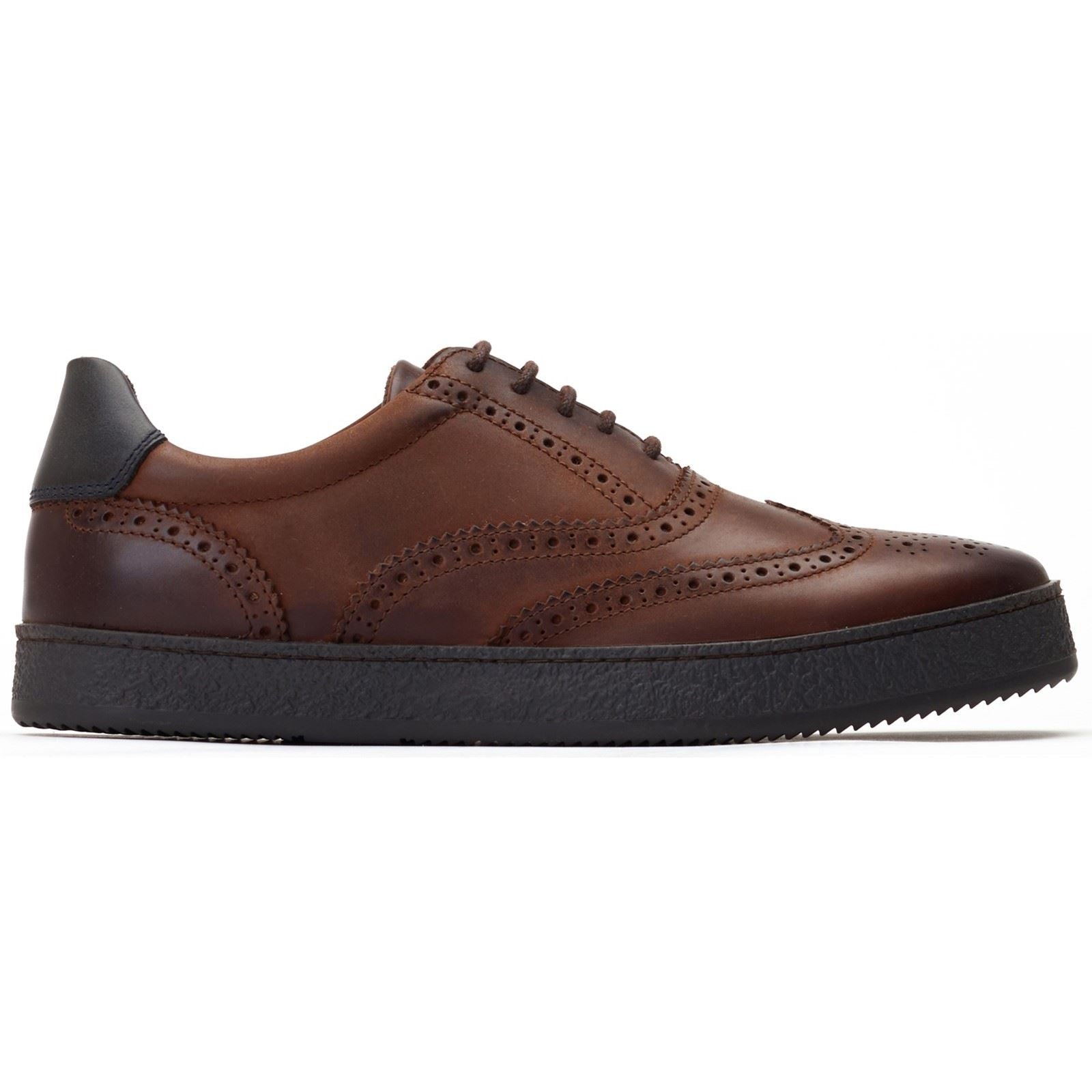 Base London Christo Leather Men's Brown Lace-Up Shoe