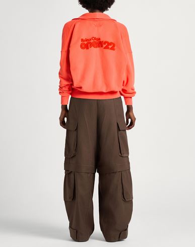 Open '22 Woman Sweatshirt Tomato red Size M/L Cotton