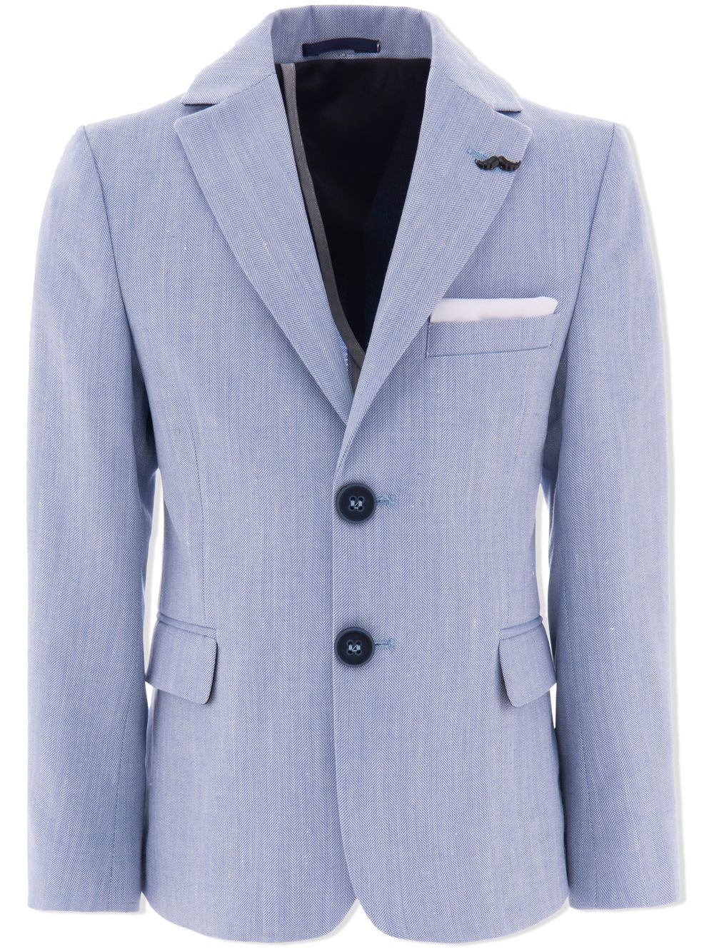 Twill tailored blazer - Blue