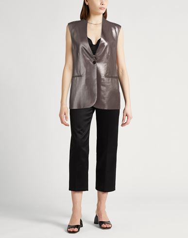 Woman Blazer Gunmetal Size 6 Viscose