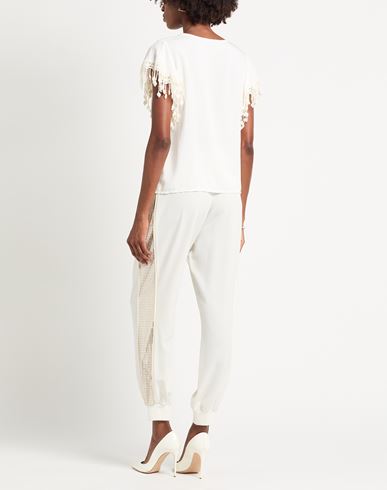Woman Top Ivory Size 6 Viscose