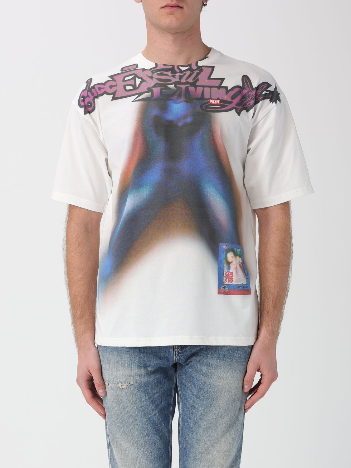 T-Shirt Men color White